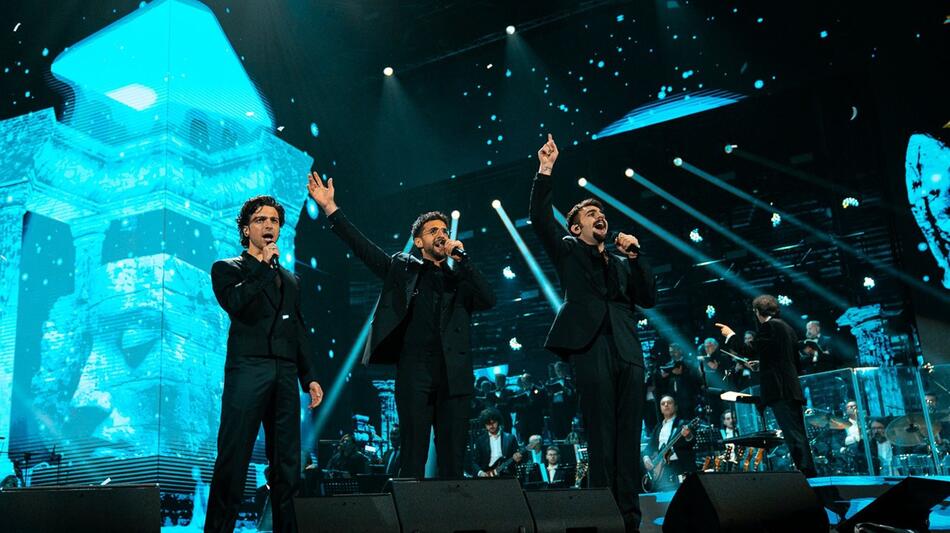 Piero Barone, Gianluca Ginoble, Ignazio Boschetto in 'Il Volo - Tutti per Uno'