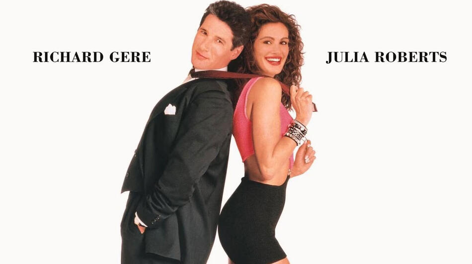 Pretty Woman - copertina con Julia Roberts e Richard Gere