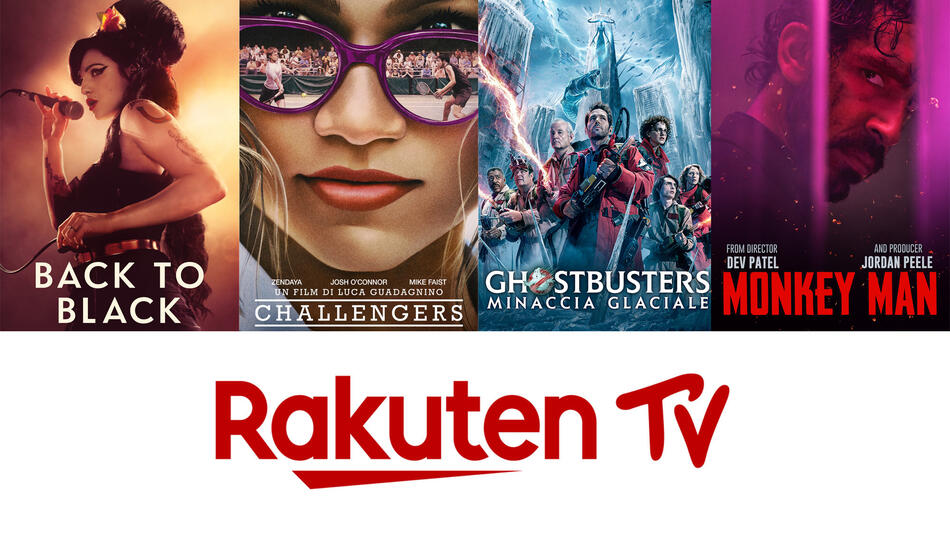 Rakuten TV, locandine uscite di Giugno 2024