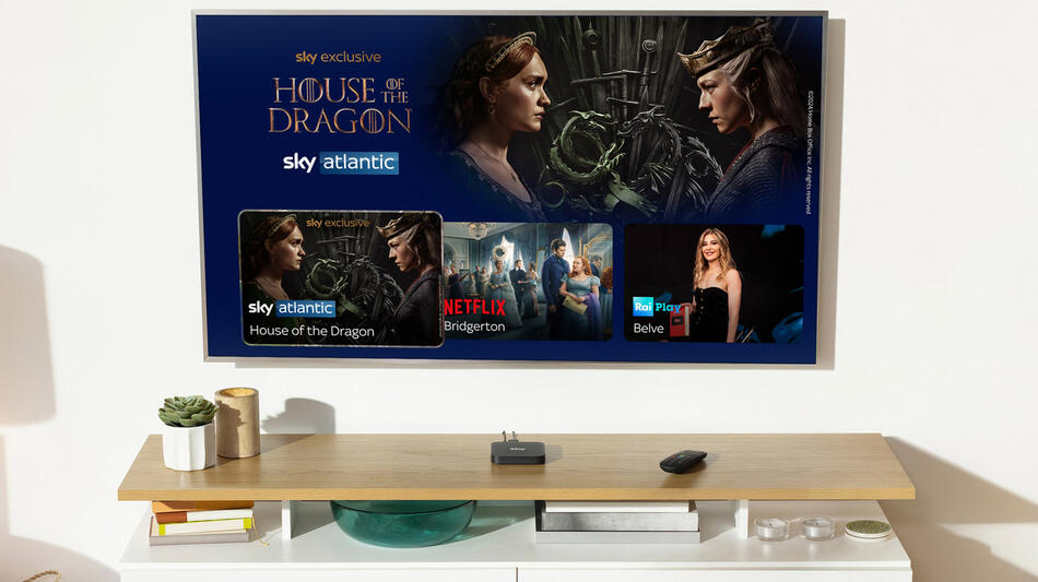 Sky Stream in salotto - copertina