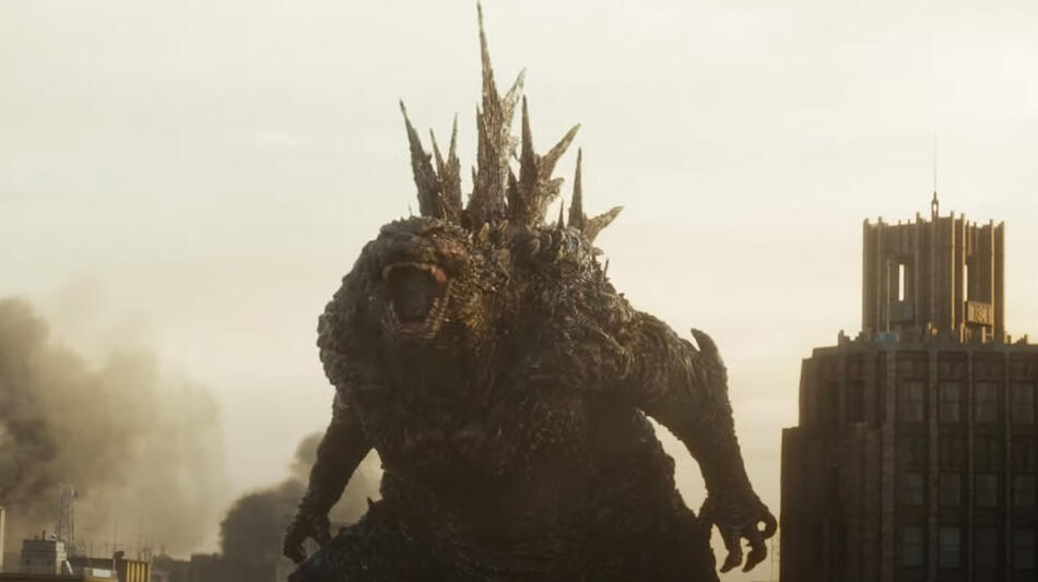 Godzilla Minus One, scena da trailer