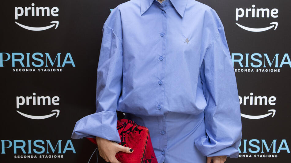 Caterina Forza al photocall di Prisma - Stagione 2