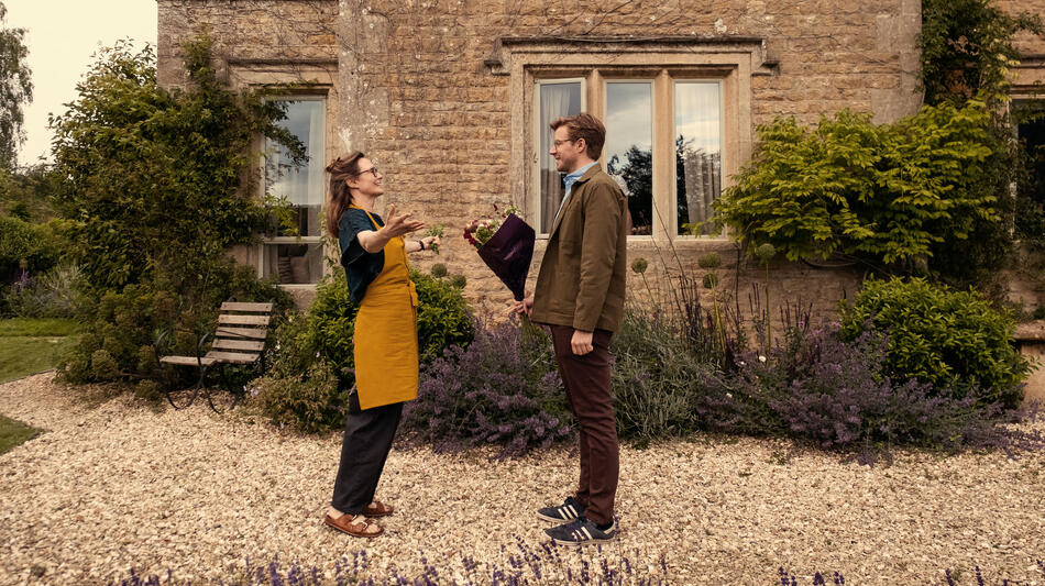 Catherine McCormack e Jack Lowden in Slow Horses 2x03