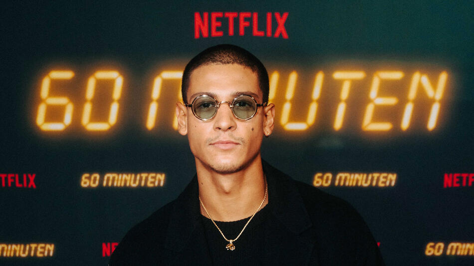 Emilio Sakraya alla proiezione speciale di 60 Minutes al Kino Kulturbrauerei di Berlino, 17 gennaio 2024