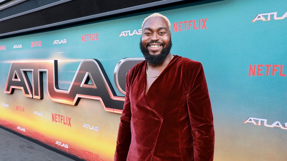 Abraham Popoola alla premiere di ATLAS di Netflix presso il The Egyptian Theatre Hollywood il 20 Maggio 2024 in Los Angeles, California