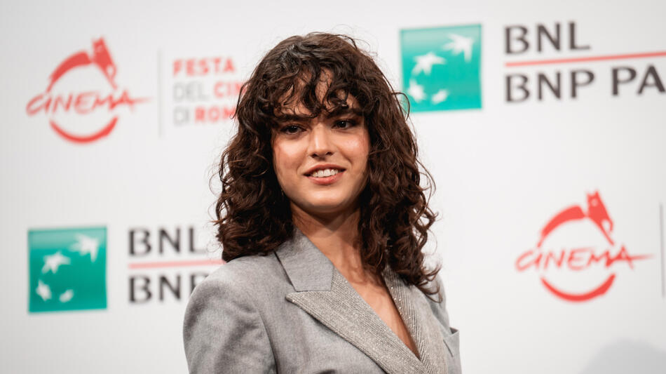 Adele Cammarata al photocall per I Leoni di Sicilia alla Festa del Cinema di Roma 2023