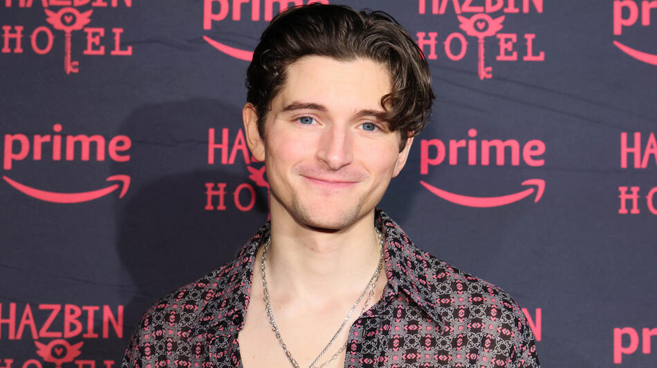 Blake Roman attende la proiezione speciale & Post Reception di Hazbin Hotel a AMC Empire 25 l'8 gennaio 2024 in New York City