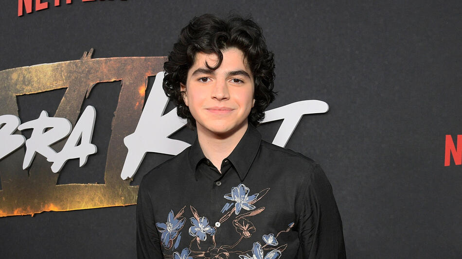 Griffin Santopietro allo Special Fan Event per Cobra Kai Stagione 6 Parte 1 all'Autry Museum al Griffith Park il 17 Luglio 2024 in Los Angeles, California