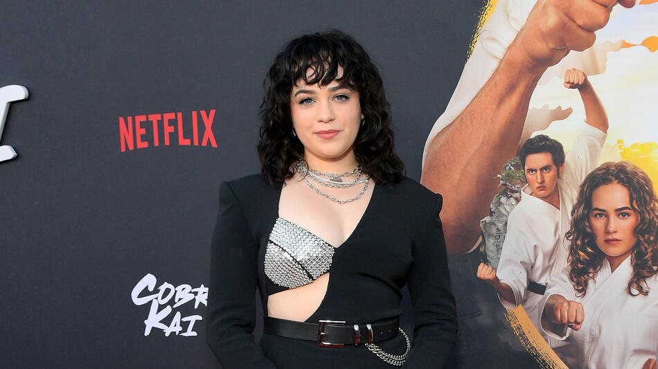 Mary Mouser allo Special Fan Event per Cobra Kai Stagione 6 Parte 1 all'Autry Museum al Griffith Park il 17 Luglio 2024 in Los Angeles, California