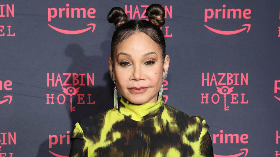 Daphne Rubin-Vega attende la proiezione speciale & Post Reception di Hazbin Hotel a AMC Empire 25 l'8 gennaio 2024 in New York City