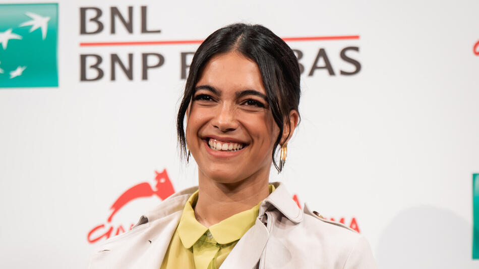 Ester Pantano al photocall per I Leoni di Sicilia alla Festa del Cinema di Roma 2023