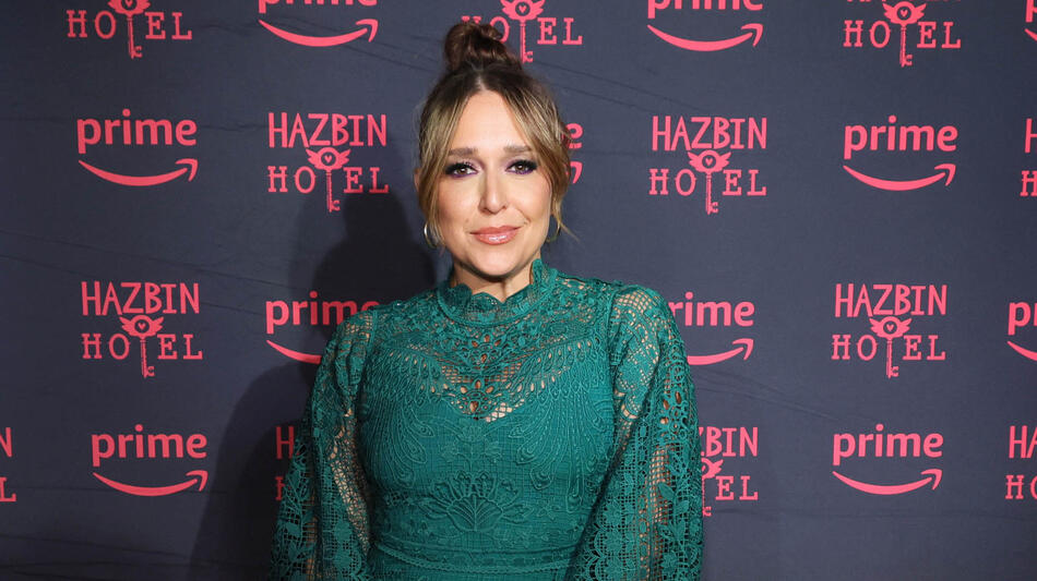 Jessica Vosk attende la proiezione speciale & Post Reception di Hazbin Hotel a AMC Empire 25 l'8 gennaio 2024 in New York City
