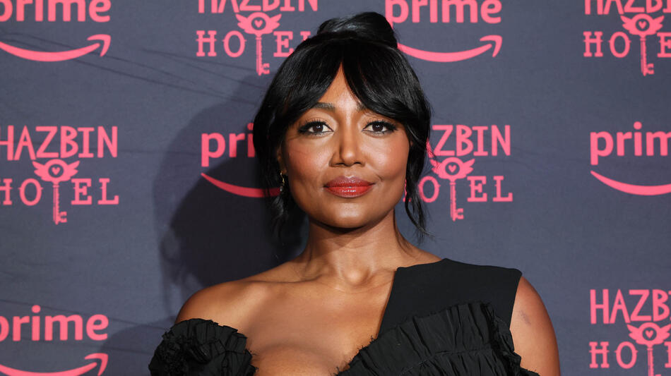 Patina Miller attende la proiezione speciale & Post Reception di Hazbin Hotel a AMC Empire 25 l'8 gennaio 2024 in New York City