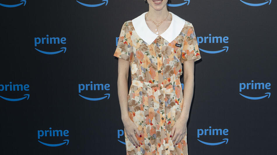 Valentina Romani al Photocall di Prime Video Presents Italia 2024 il 15 luglio 2024 in Roma per Natale senza Babbo