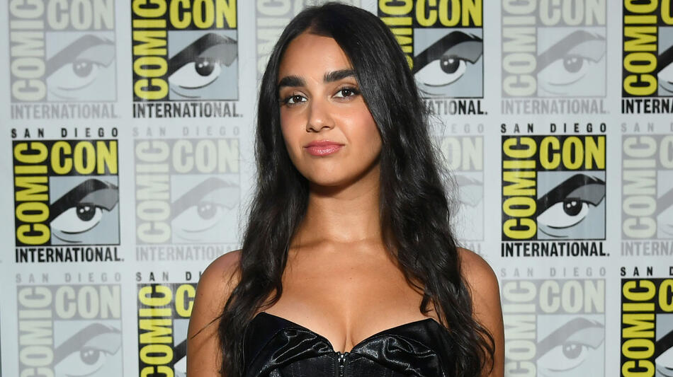 Geraldine Viswanathan attende il Marvel Studios Panel nella Hall H al SDCC in San Diego, in California, il 27 luglio 2024