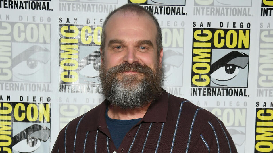 David Harbour attende il Marvel Studios Panel nella Hall H al SDCC in San Diego, in California, il 27 luglio 2024