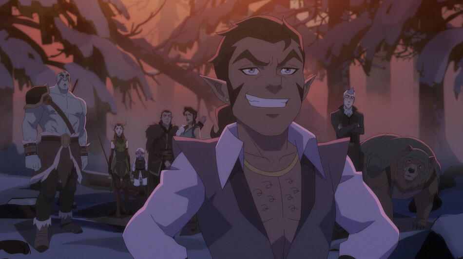 Sam Riegel (Scanlan Shorthalt) in La leggenda di Vox Machina 2x03