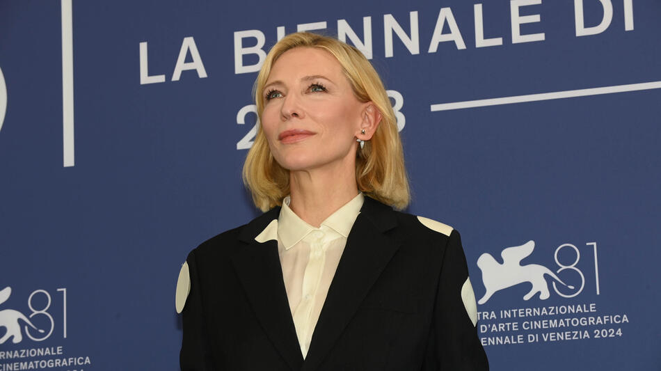 Cate Blanchett al Photocall di Disclaimer a Venezia 81 il 29 agosto 2024
