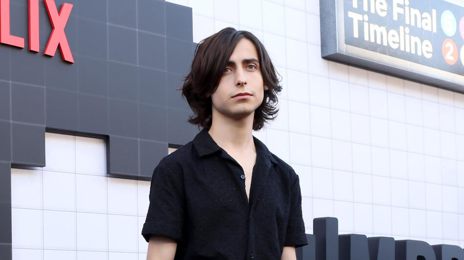 Aidan Gallagher attende la Premere di The Umbrella Academy S4 all'Egyptian Theatre Hollywood il 5 Agosto 2024 in Los Angeles, California