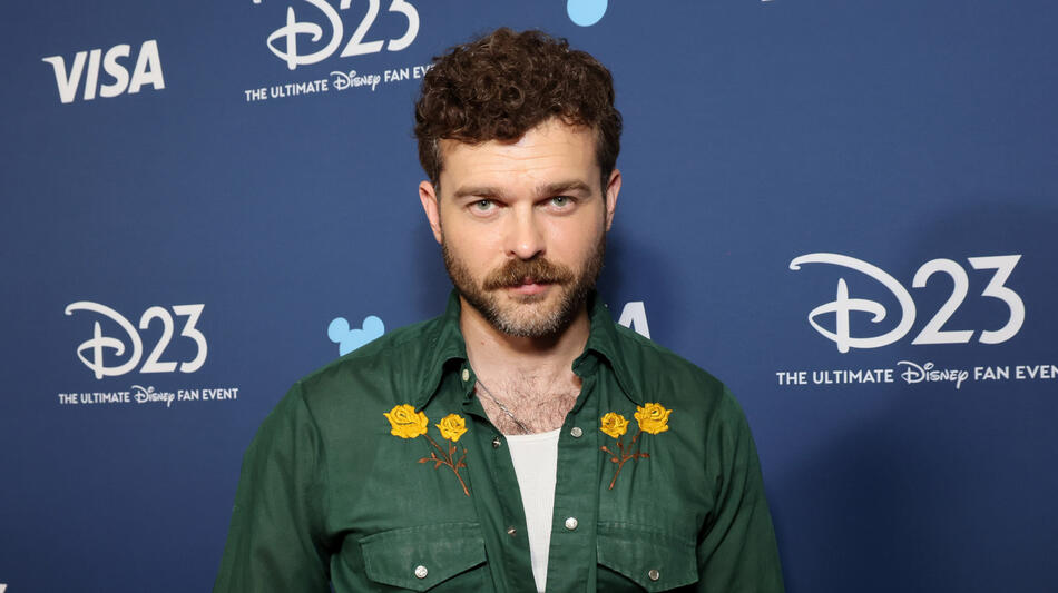 Alden Ehrenreich al Disney Entertainment Showcase del D23 il 9 agosto 2024