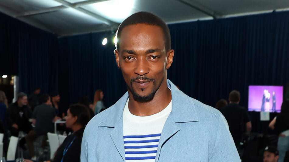 Anthony Mackie al Disney Entertainment Showcase del D23 il 9 agosto 2024