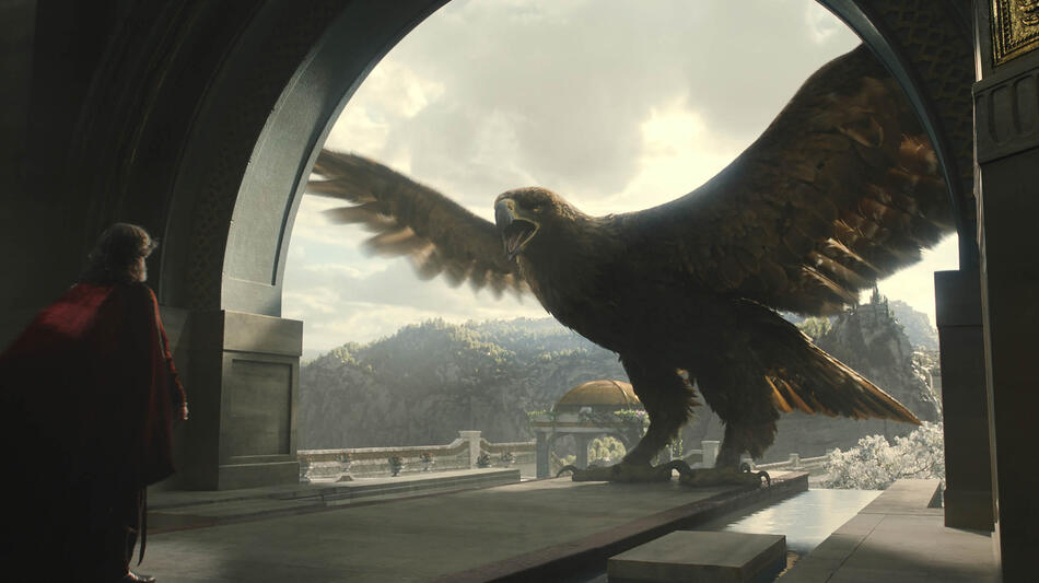 The Great Eagle Gwaihir in Il Signore degli Anelli: Gli Anelli del Potere 2x03