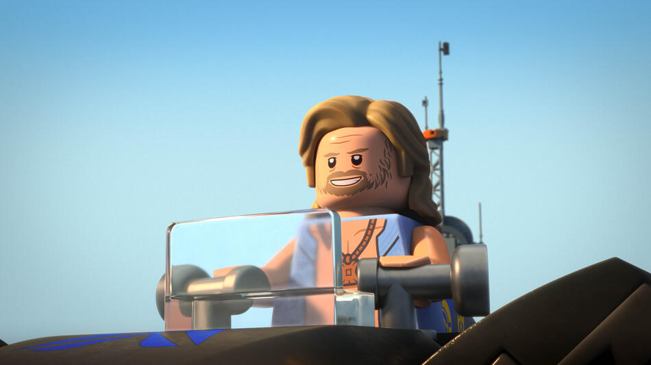 Beach Luke in scena da LEGO Star Wars Rebuild the Galaxy 1x02