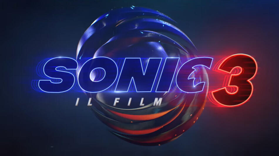Sonic 3 - Il Film - Poster logo da trailer