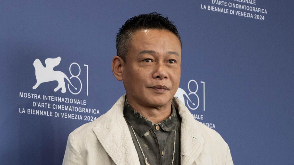 L'attore Lee Kang-Sheng al photocall di Broken Rage di Takeshi Kitano a Venezia 81 il 6 settembre 2024