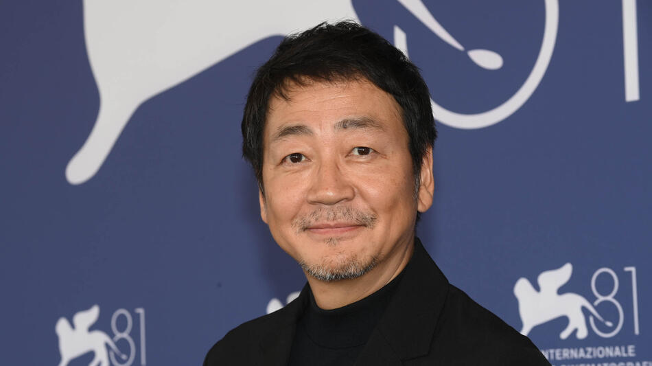 L'attore Nao Ômori al photocall di Broken Rage di Takeshi Kitano a Venezia 81 il 6 settembre 2024