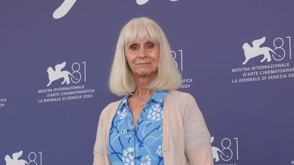 L'attrice Rita Tushingham al photocall di L'orto americano di Pupi Avati a Venezia 81 il 7 settembre 2024