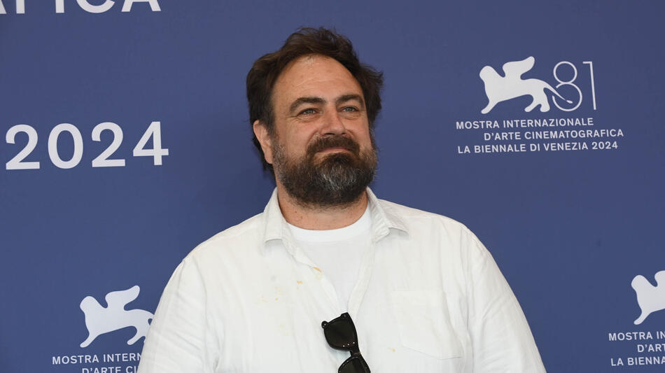 Il regista Justin Kurzel al photocall del film The Order a Venezia 81 il 31 agosto 2024