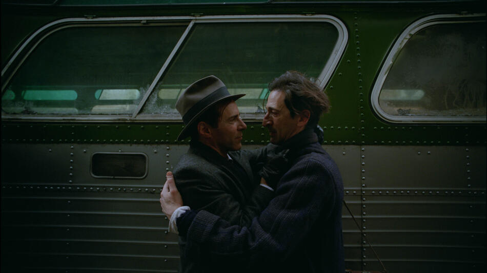 Adrien Brody e Alessandro Nivola in The brutalist di Brady Corbet