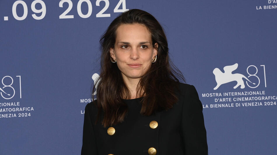 L'attrice Sara Serraiocco al photocall del film Vermiglio di Maura Delpero a Venezia 81 il 2 settembre 2024