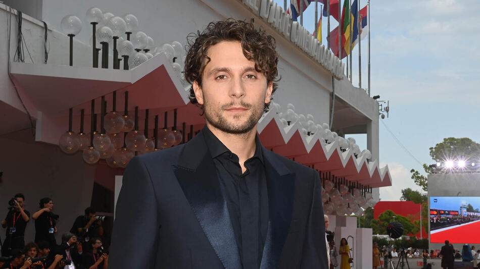 Giuseppe De Domenico sul red carpet del film Vermiglio di Maura Delpero a Venezia 81 il 2 settembre 2024