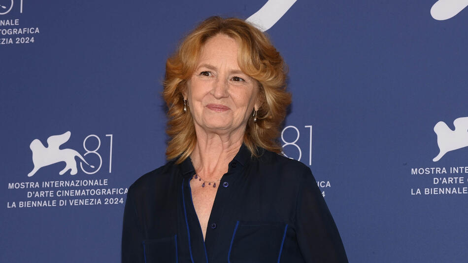 L'attrice Melissa Leo al photocall del film King Ivory di John Swab a Venezia 81