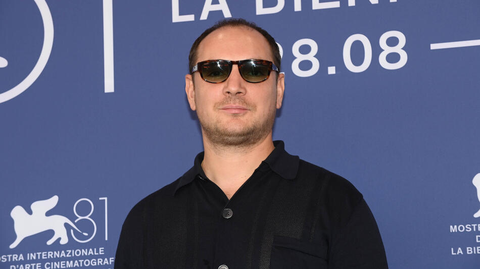 L'attore Alexis Manenti al photocall del film Maldoror di Fabrice du Welz a Venezia 81 il 3 settembre 2024