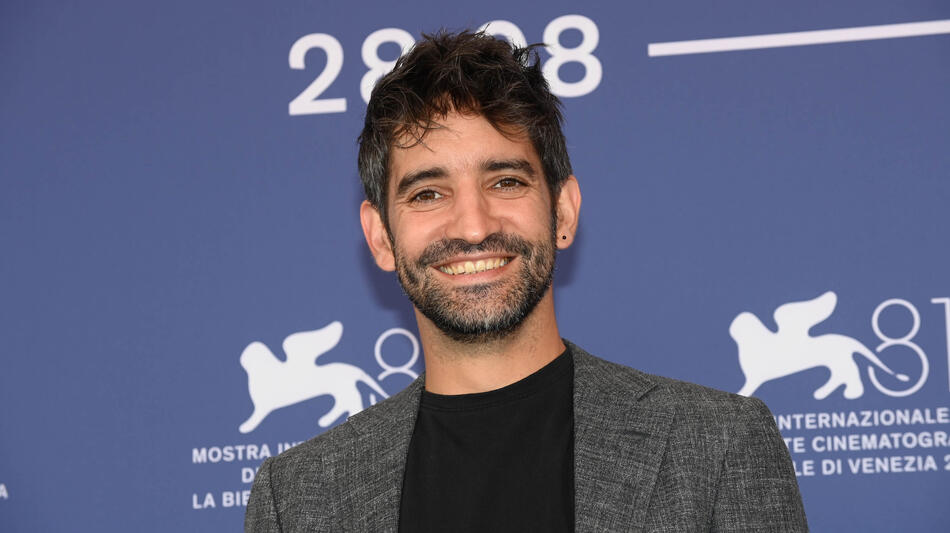 L'attore David Murgia al photocall del film Maldoror di Fabrice du Welz a Venezia 81 il 3 settembre 2024