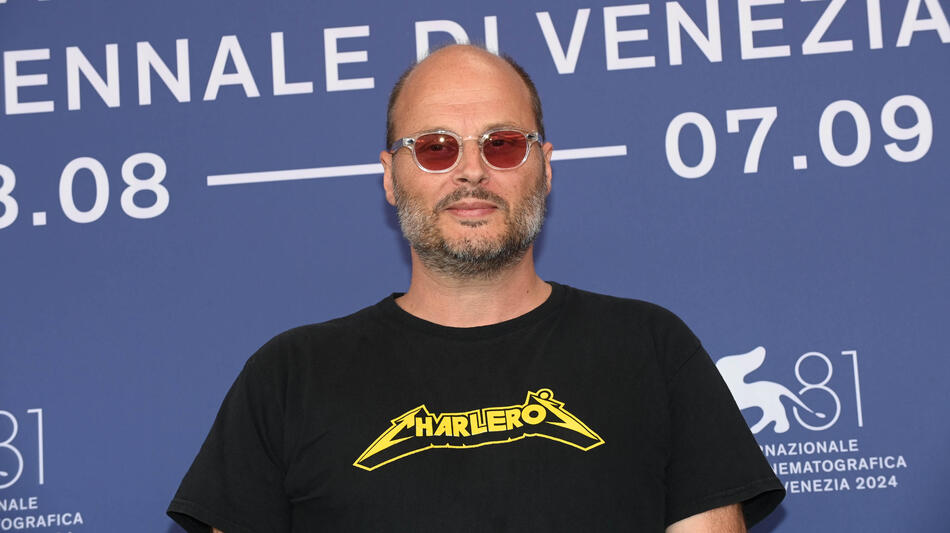 Il regista Fabrice du Welz al photocall del film Maldoror a Venezia 81 il 3 settembre 2024