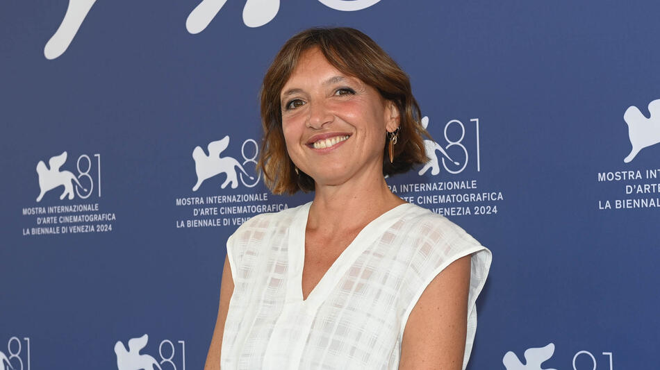 La regista Martina Parenti al photocall del film Bestiari, erbari, lapidari di Massimo d'Anolfi, Martina Parenti a Venezia 81 il 3 settembre 2024