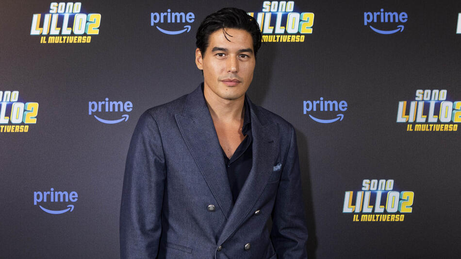 Cristiano Caccamo al photocall di Sono Lillo - Stagione 2