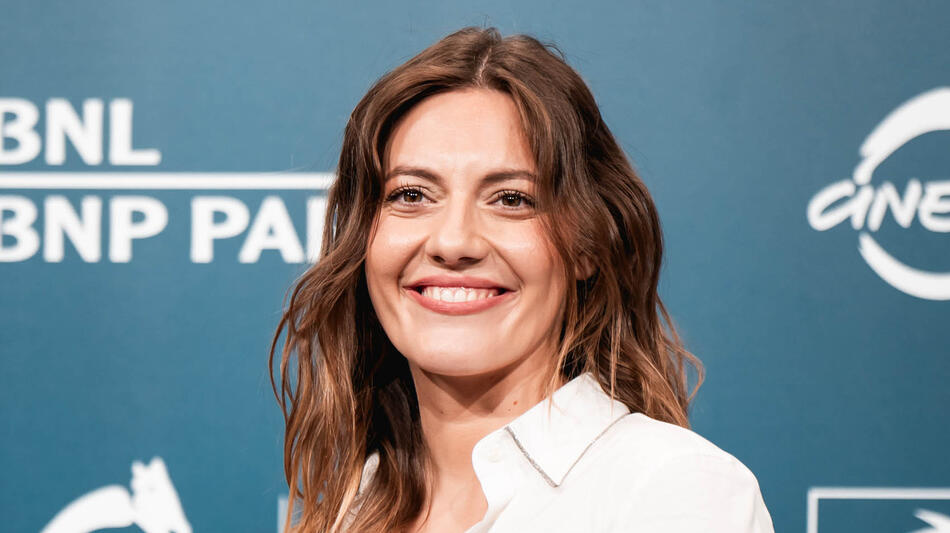 Giulia Perulli al photocall di Avetrana - Qui non è Hollywood alla Festa del Cinema di Roma, il 18 ottobre 2024