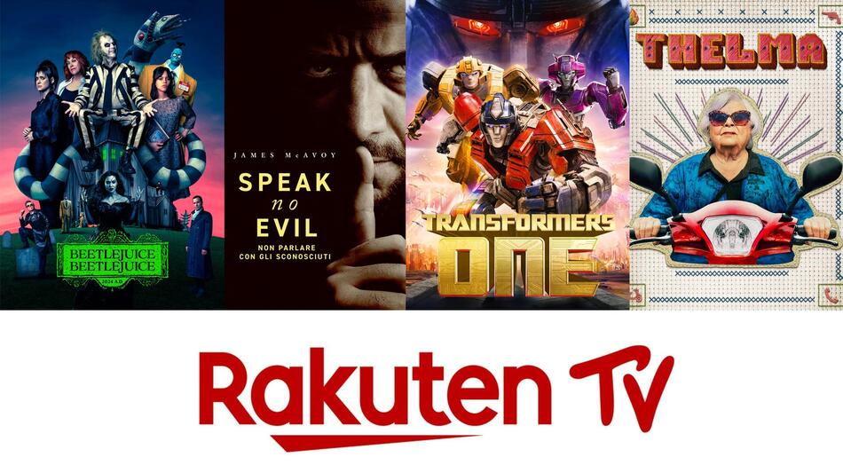 Rakuten TV, copertina Novembre 2024