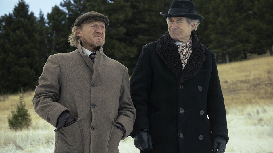 Jerome Flynn come Banner Creighton e Timothy Dalton come Donald Whitfield in 1923 2x02
