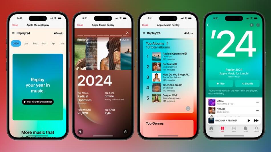 Apple Music Classifiche Replay 2024