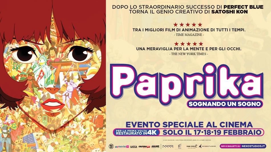Paprika - Sognando un sogno - Poster orizzontale (2025)