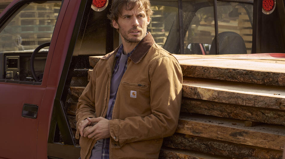 Sam Claflin come Patrick McKee in Bagman