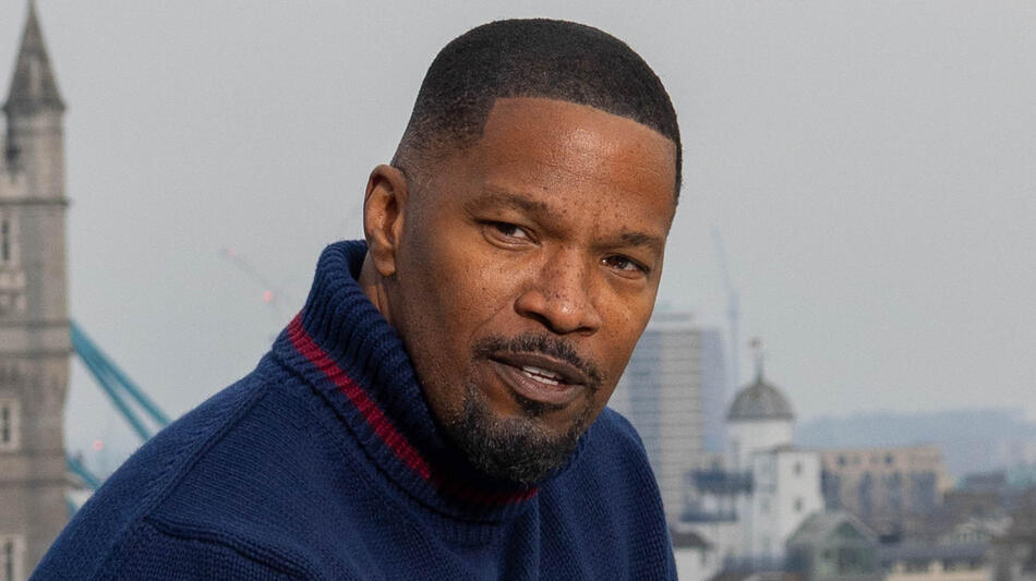 Jamie Foxx al photocall di Back in Action a Cheval Three Quays, il 17 gennaio 2025 a Londra, Regno Unito