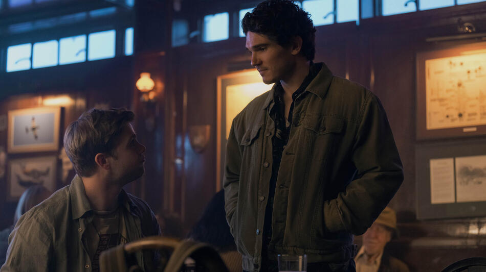 Leo Woodall e Fra Fee in Prime Target 1x03