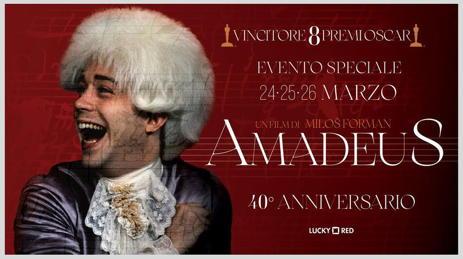 Amadeus di Milos Forman (Anniversario 40) - Poster orizzontale